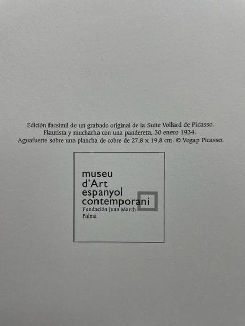 Malaga Flautista  ピカソ/アートポスター