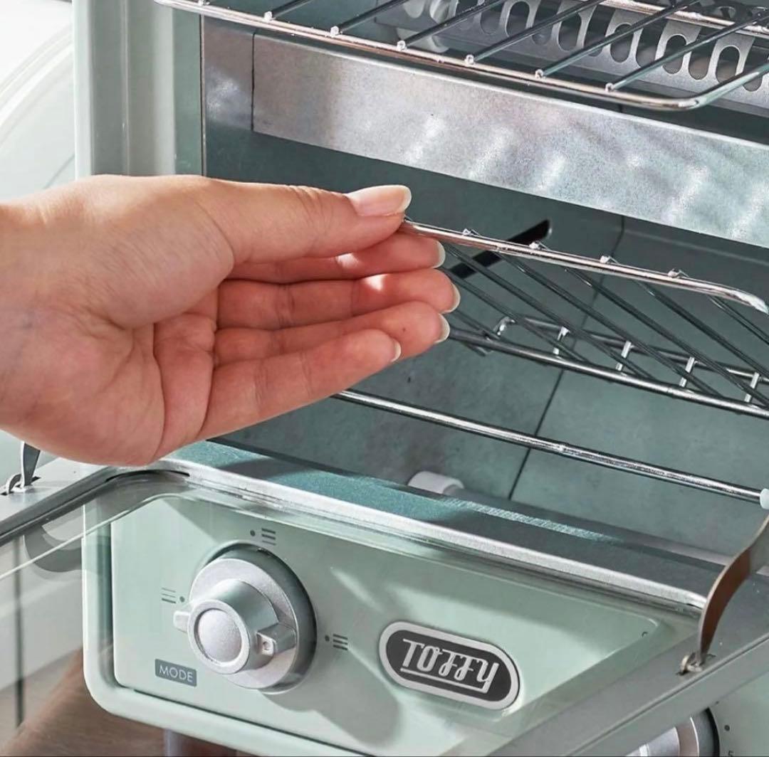 TOFFY トースター グリーン レトロスタイル 新品