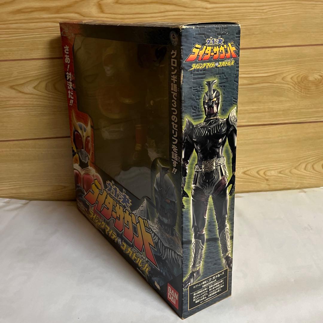 \"レトロ・新品未開封” 仮面ライダークウガ　・対決ライダーサウンドフィギュア