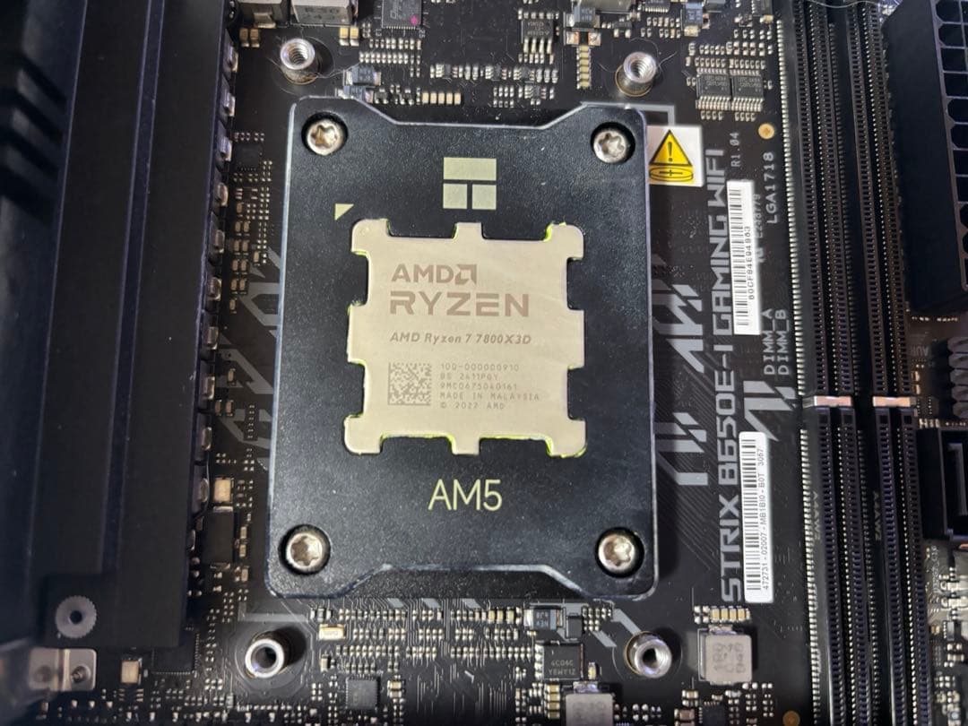 STRIX B650E-I 7800x3dセット