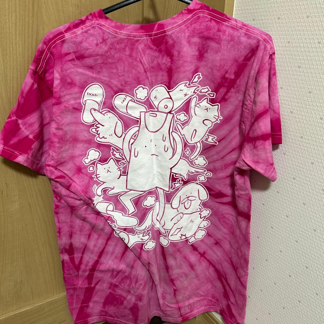 ヤバイTシャツ屋さん ヤバT Tシャツ L タイダイ ピンク
