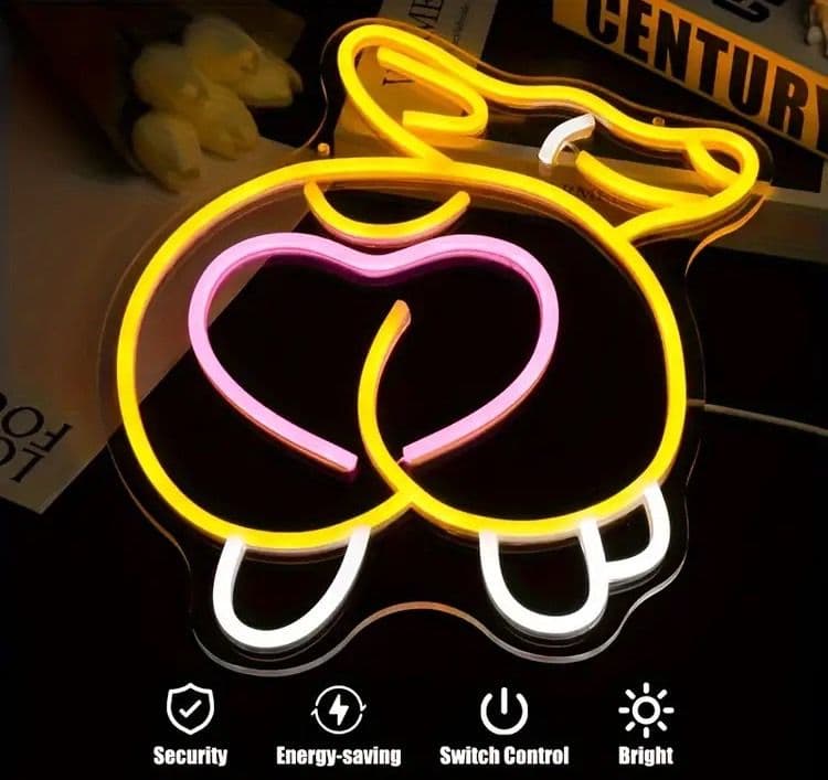 ネオンサイン コーギー ペット ネオンライト LED かわいい