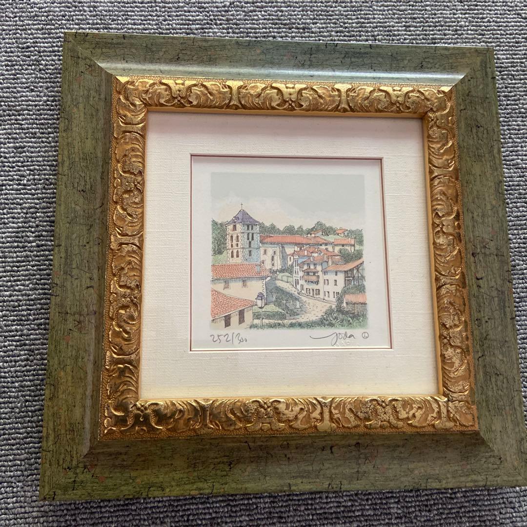 織田義郎　<バスクの教会> 252/300