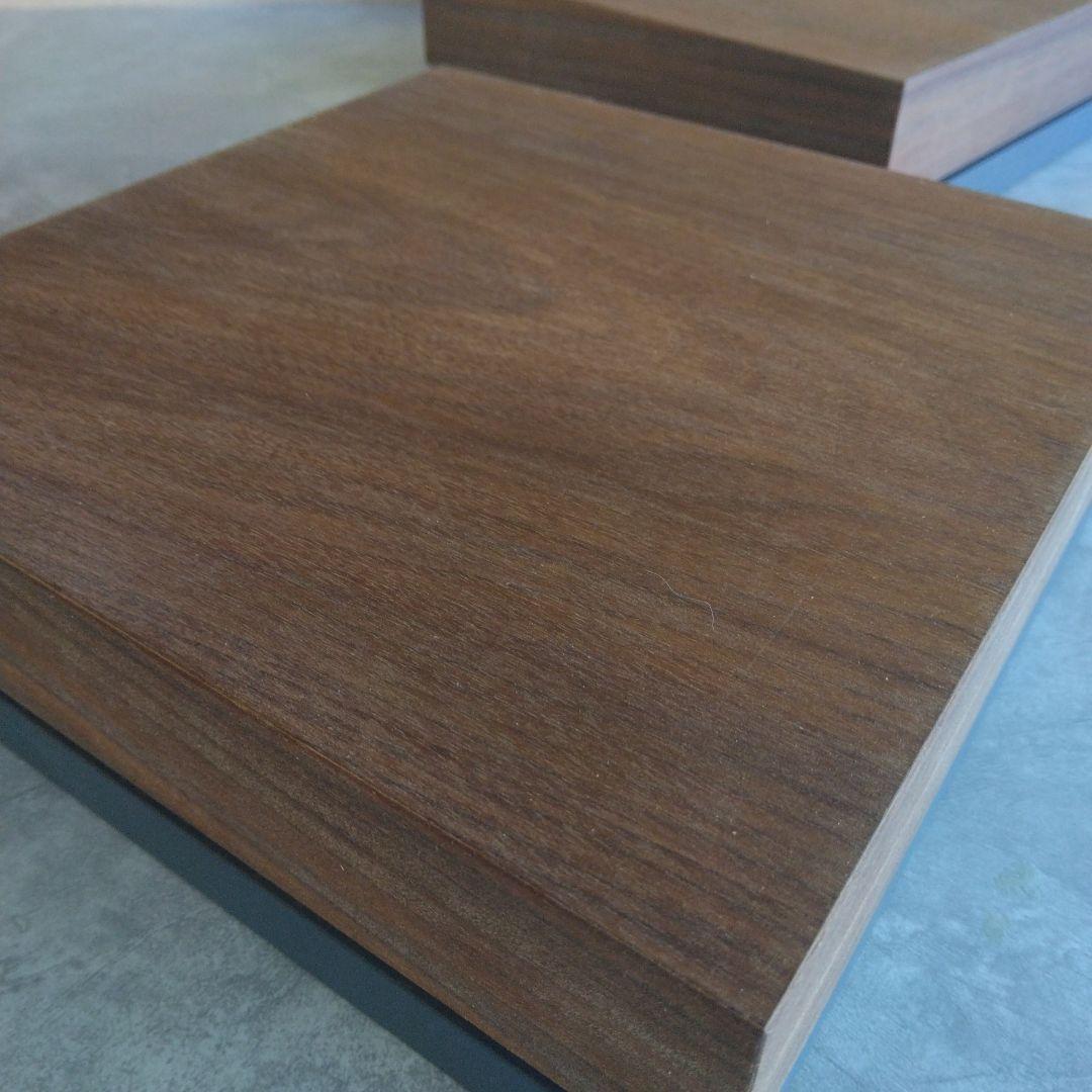 木製スピーカースタンド一対　ウォールナット