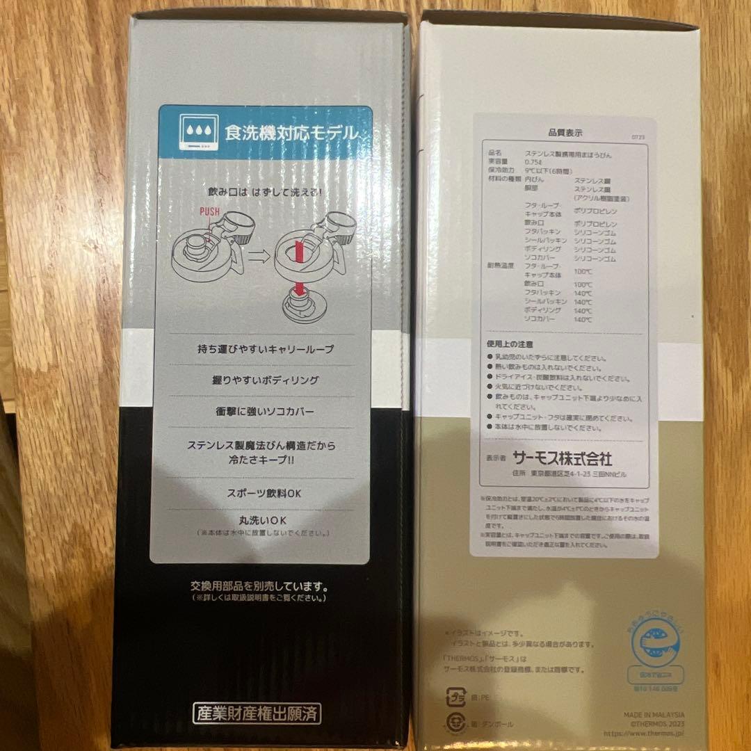 翌日匿名発送　2個セット売り　新品　サーモス　0.75