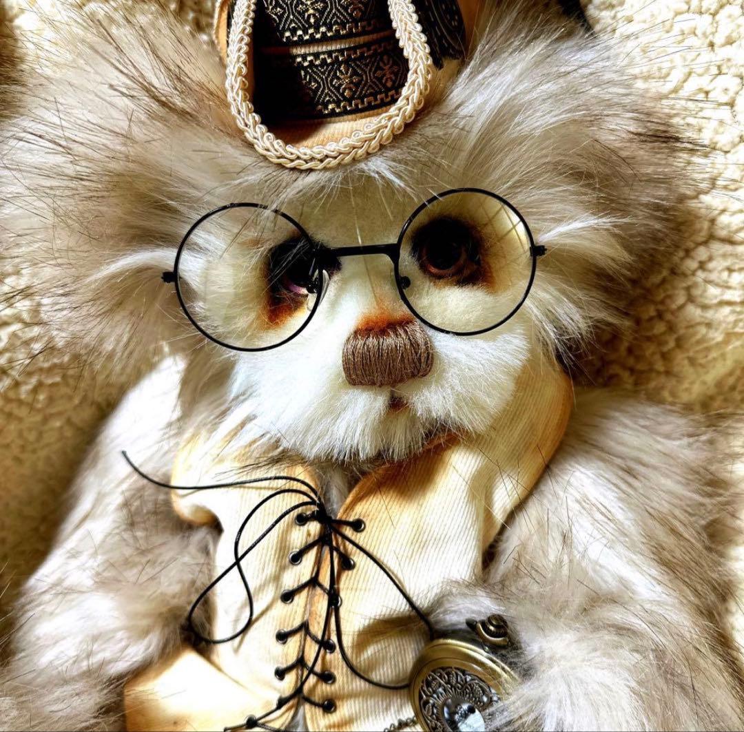 テディベア　PETER ハンドメイド　くま　ぬいぐるみ　アンティーク　海外作家様