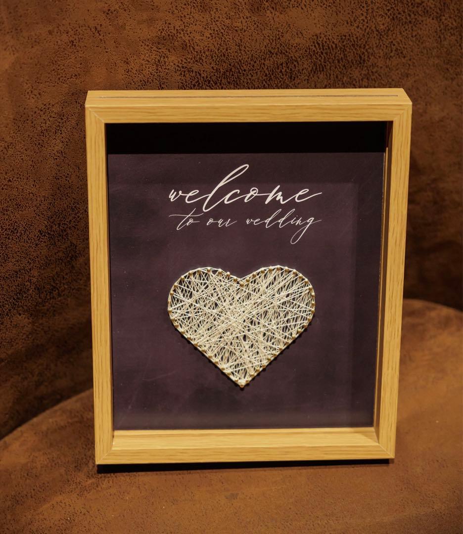 【制作承ります】結婚式用ストリングアート　即納可