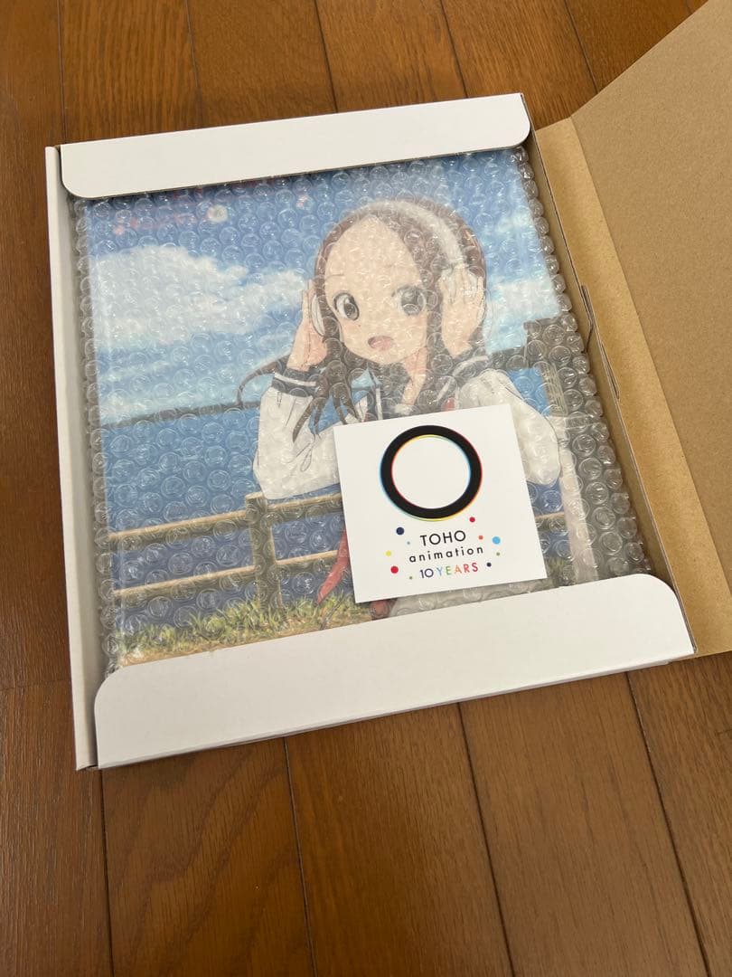 【希少】からかい上手の高木さん　キャンバスボード　キュンレコビジュアルVer