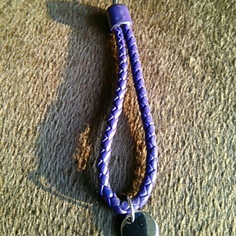 ボッテガヴェネタ レザーストラップ パープル