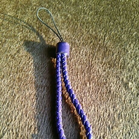 ボッテガヴェネタ レザーストラップ パープル