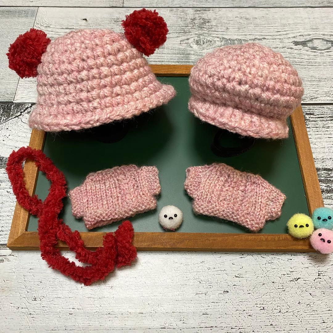 ぬい服　ピンクセット　2組