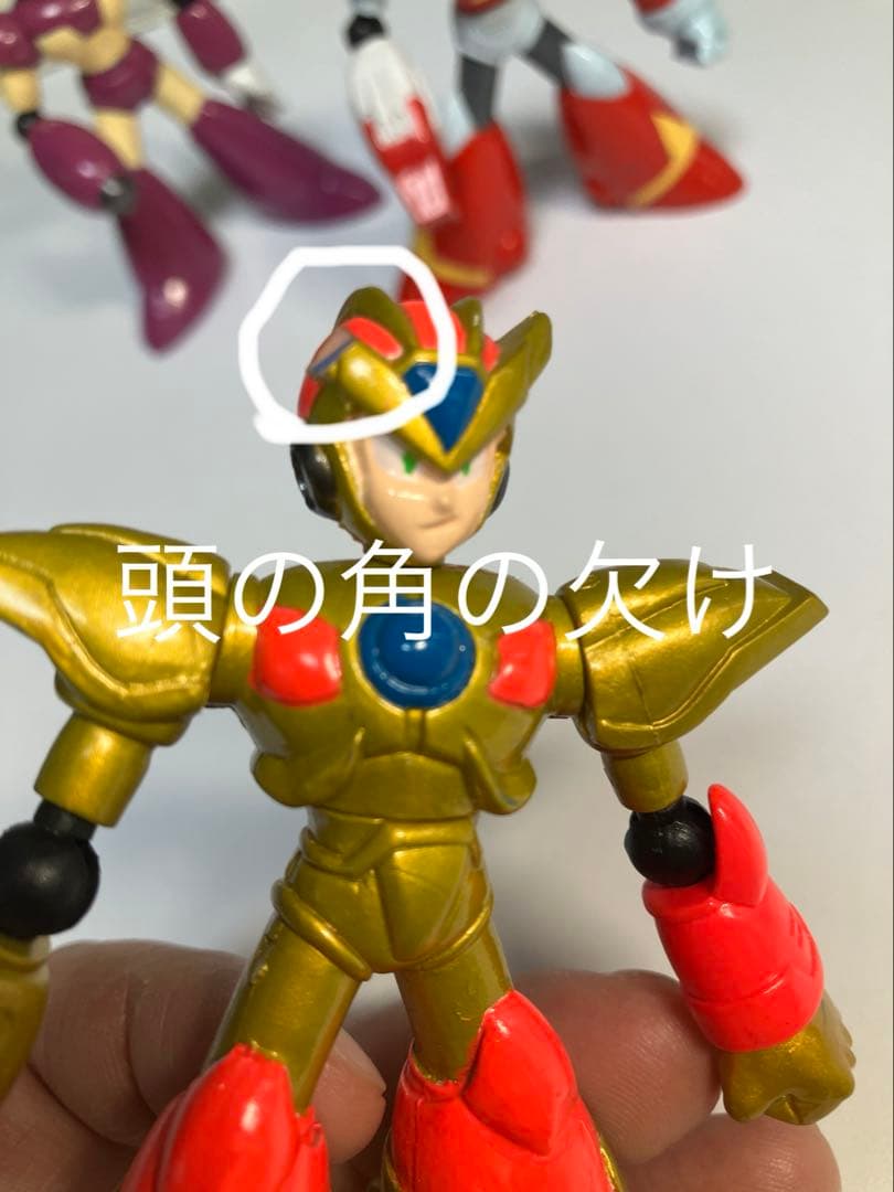 希少・レトロ　ロックマンX 可動式フィギュア　4体