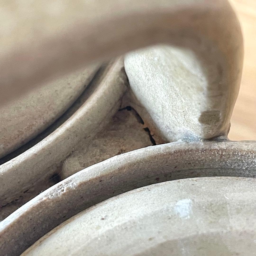 古作 益子焼 二種 薬味入れ 民藝 柿釉 青差 検）濱田庄司 BEAMS