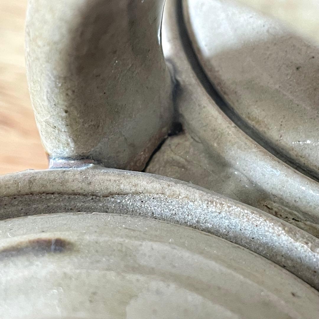 古作 益子焼 二種 薬味入れ 民藝 柿釉 青差 検）濱田庄司 BEAMS