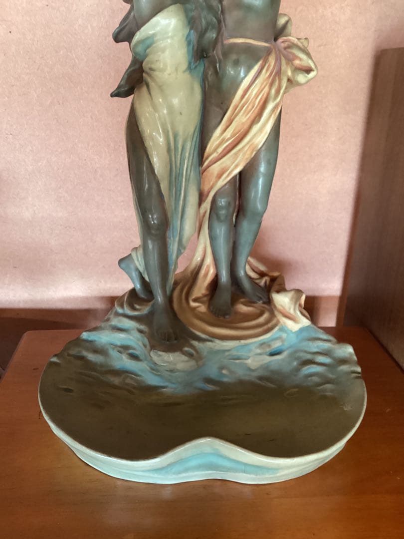 西洋風 陶器像 二人の人物像