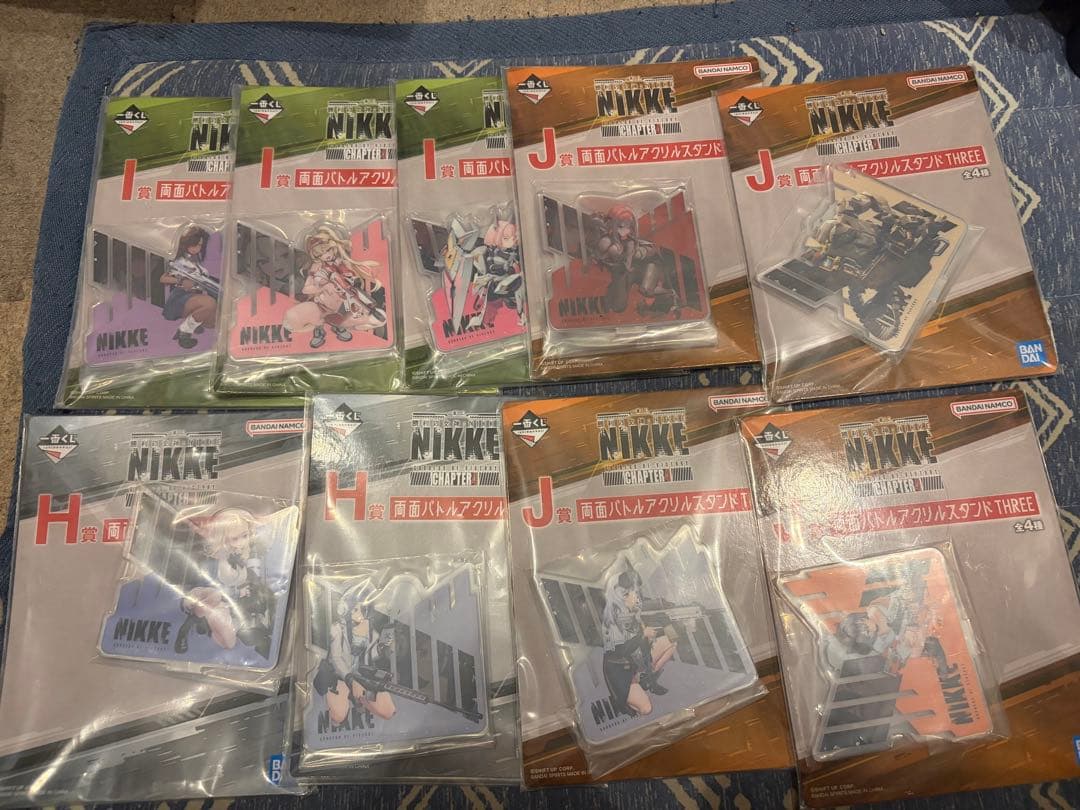 【NIKKE】 一番くじ　上位賞　5点セット＋おまけ下位賞9点