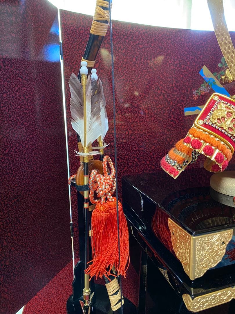 【猫みい専用】 伝統的 五月人形 赤金