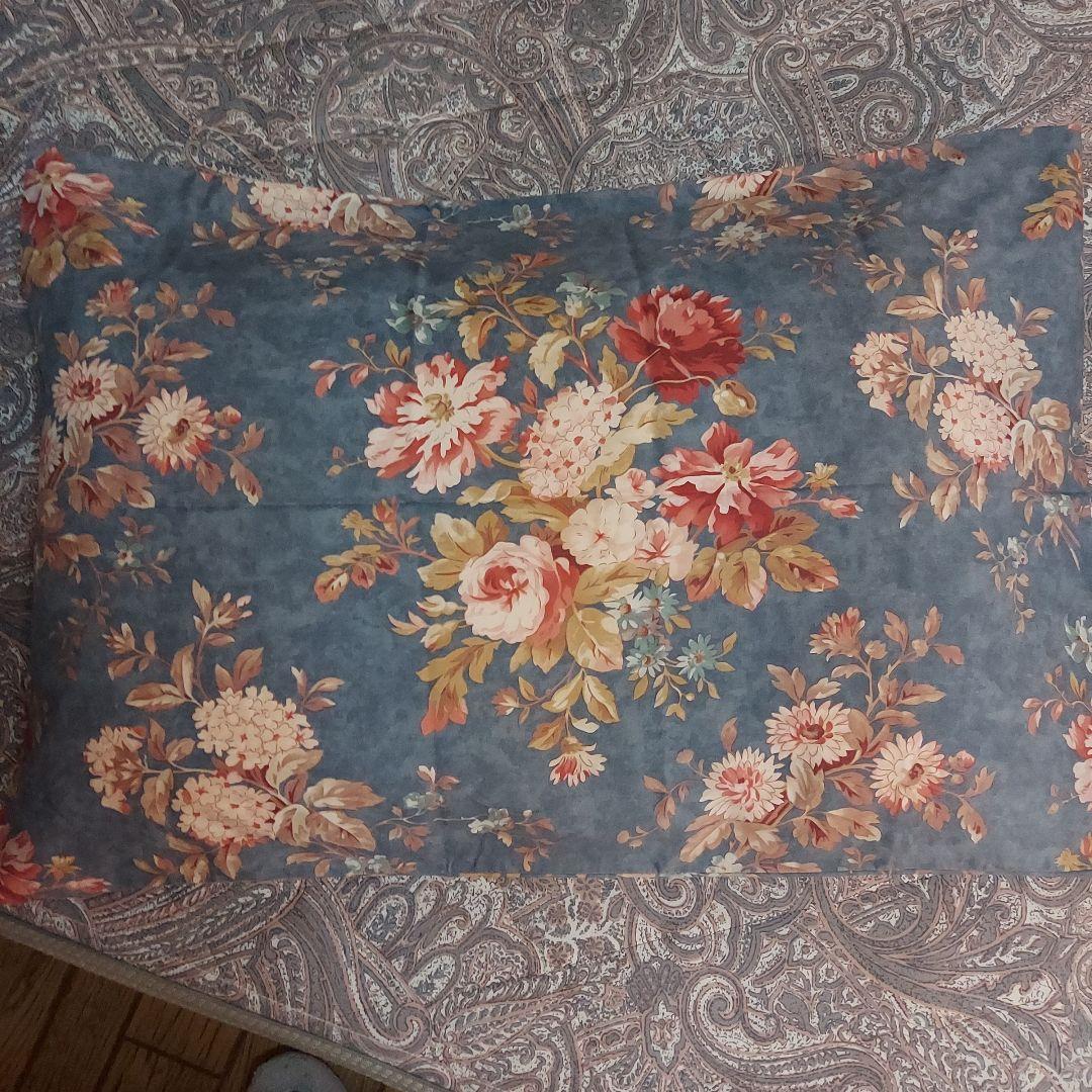 Ralph Lauren 花柄/ストライプ ベッドカバー&ピローケース　計３点