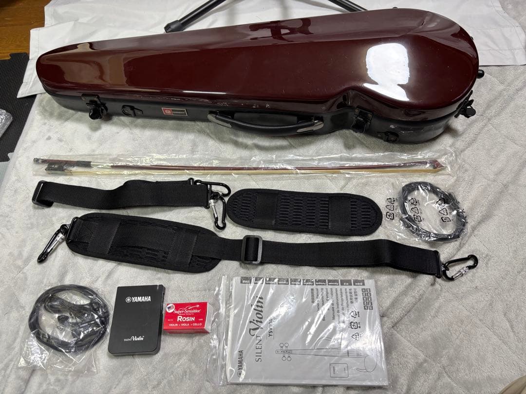 【開封未使用品】YAMAHA YSV104 RD （弓、ハードケース等セット）