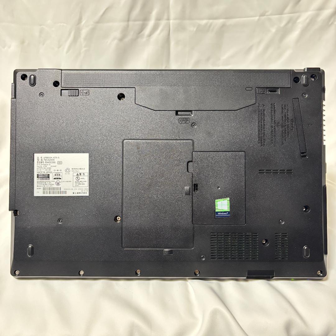 F07B【美品】15.6型FHD/i5第6世代/8GB/SSD256GB v