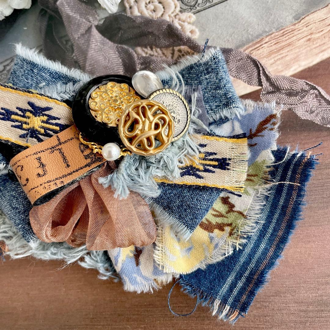 no.164 ハンドメイド✩.*˚青のクラシカルアクセサリー✩.*˚