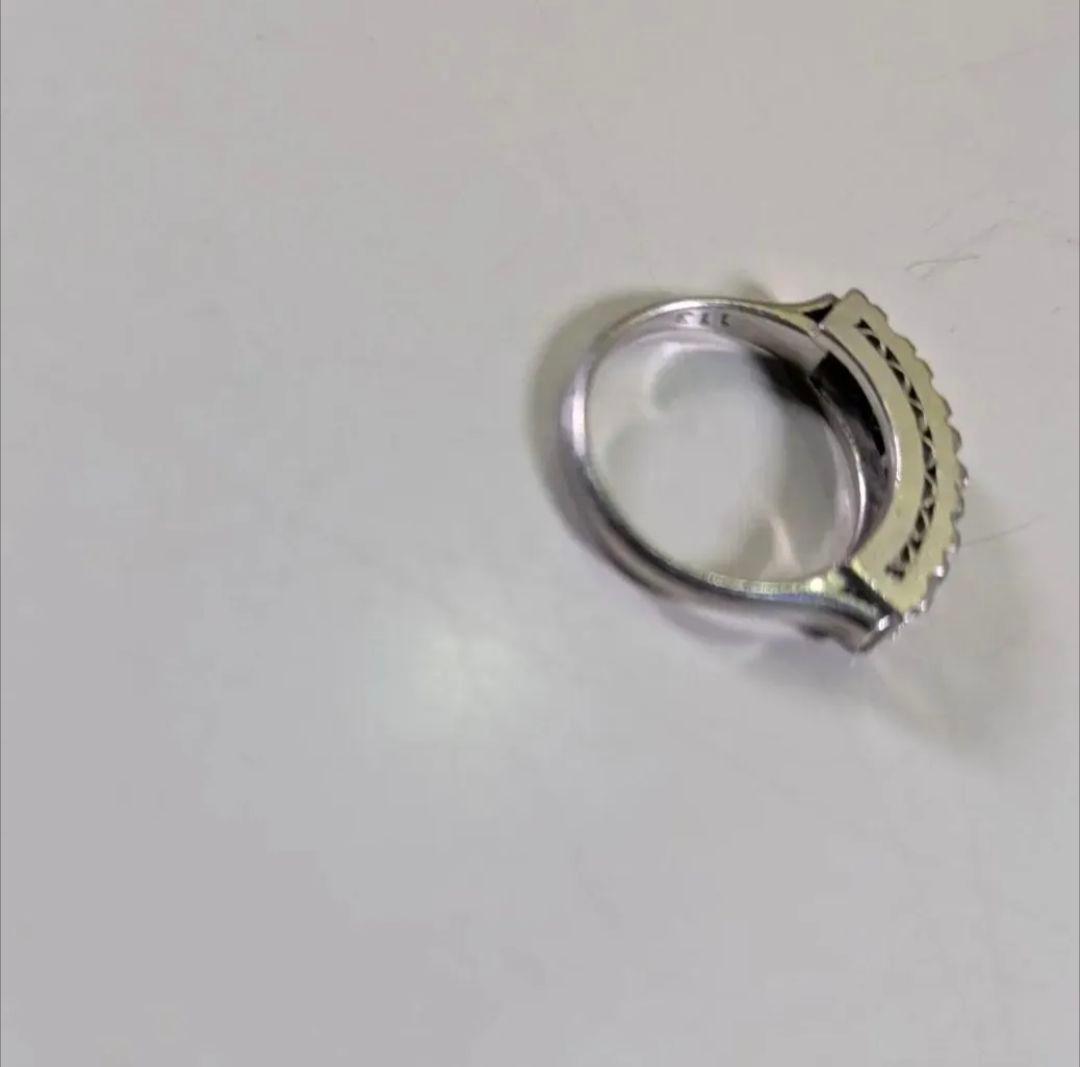 【国内鑑定済み】指輪　ヴィンテージ　ダイヤモンド　プラチナ　113