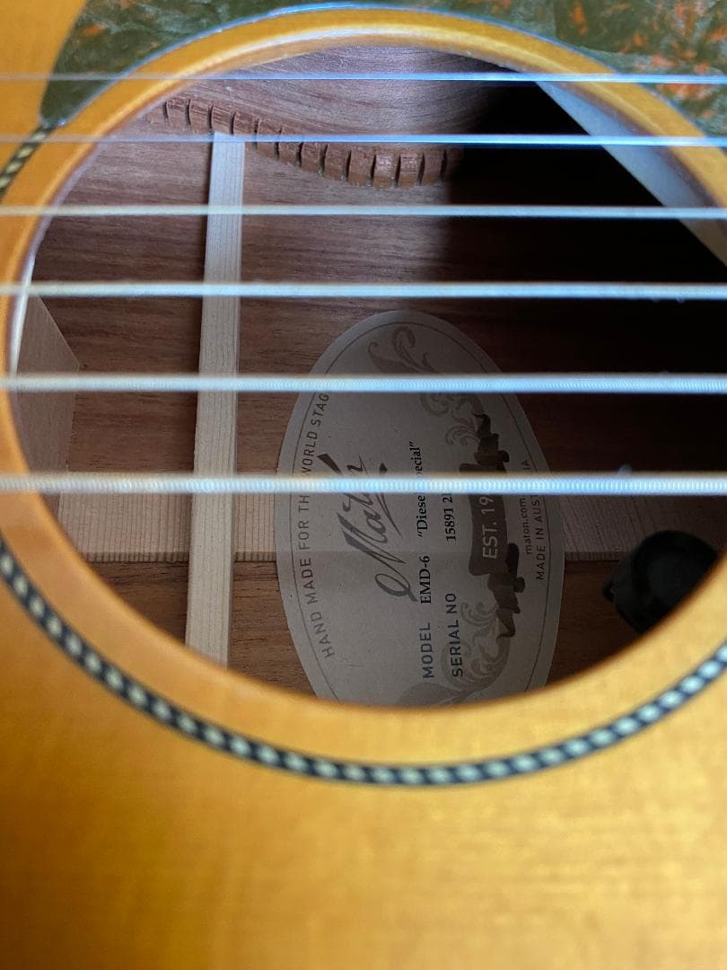 Maton EMD-6 Diesel Specialメイトンミニ中古シールド加工