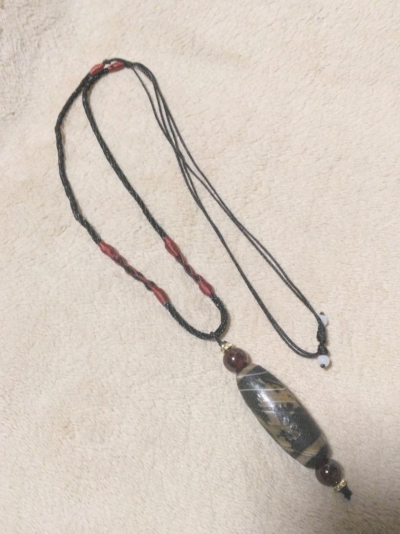 天珠❇火供養天珠❀五爪龍神天珠❀皇帝龍神天珠❀天珠ペンダントネックレスジ－ビ－ズ