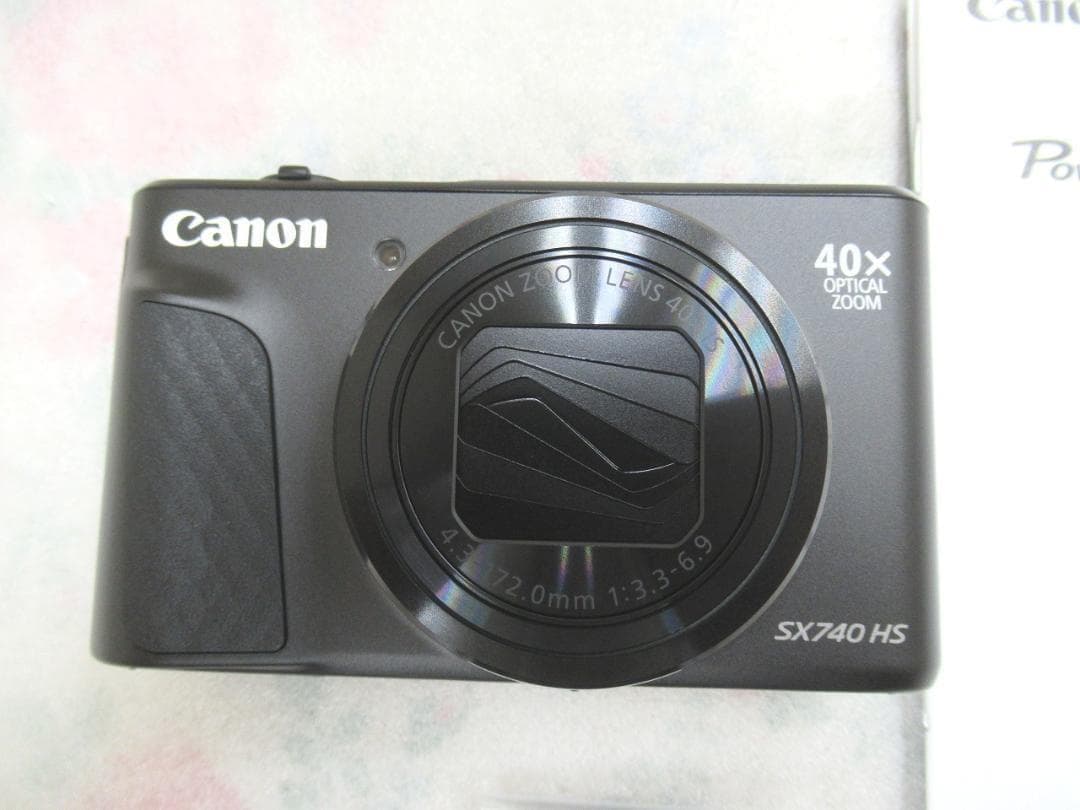 新品未使用　キャノン　PowerShot SX740 HS　デジカメ　ブラック