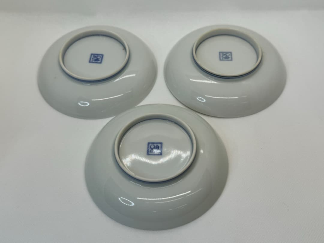 京焼 染付瓢箪小皿 ５客