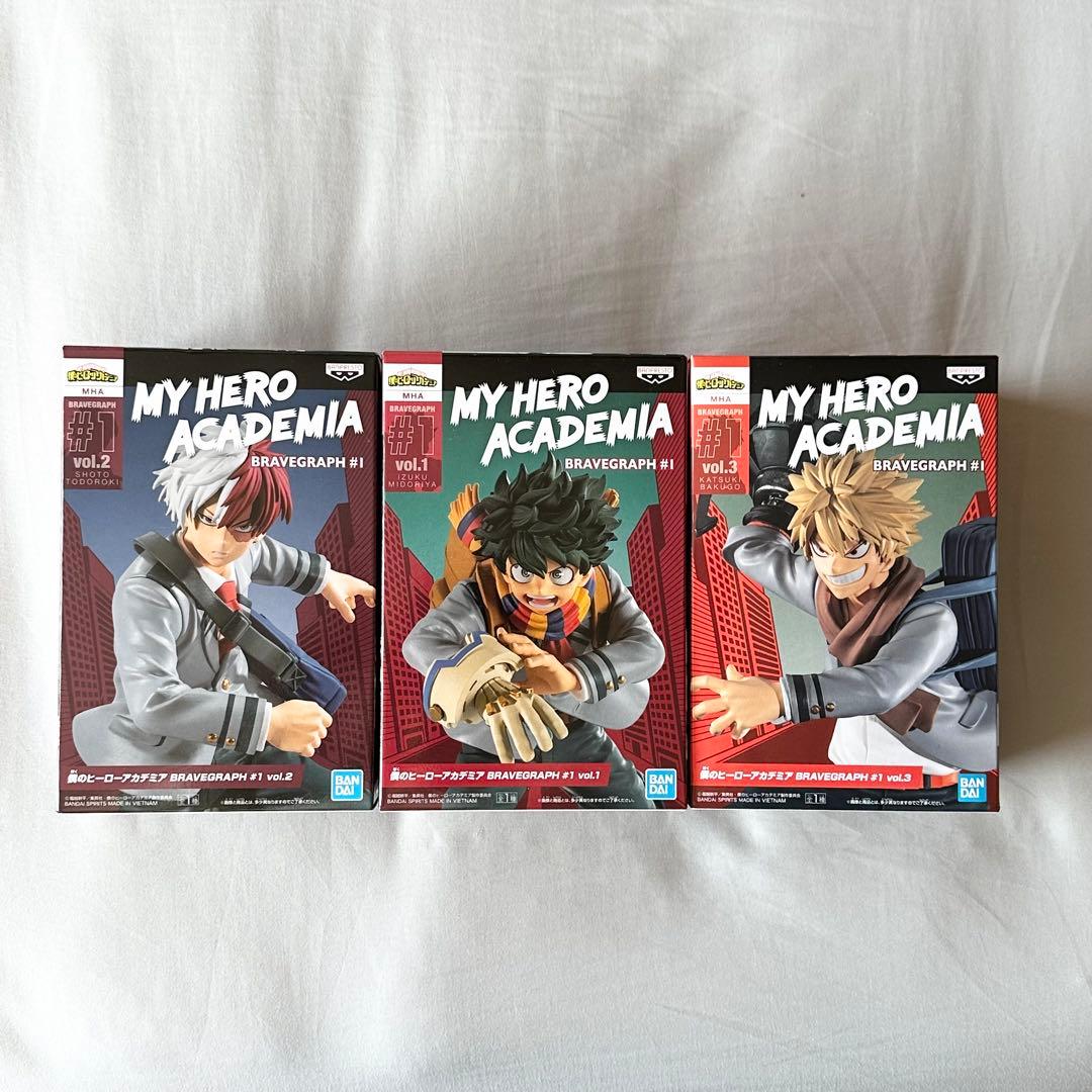 【新品未開封】 僕のヒーローアカデミア BRAVEGRAPH #1 3種 セット