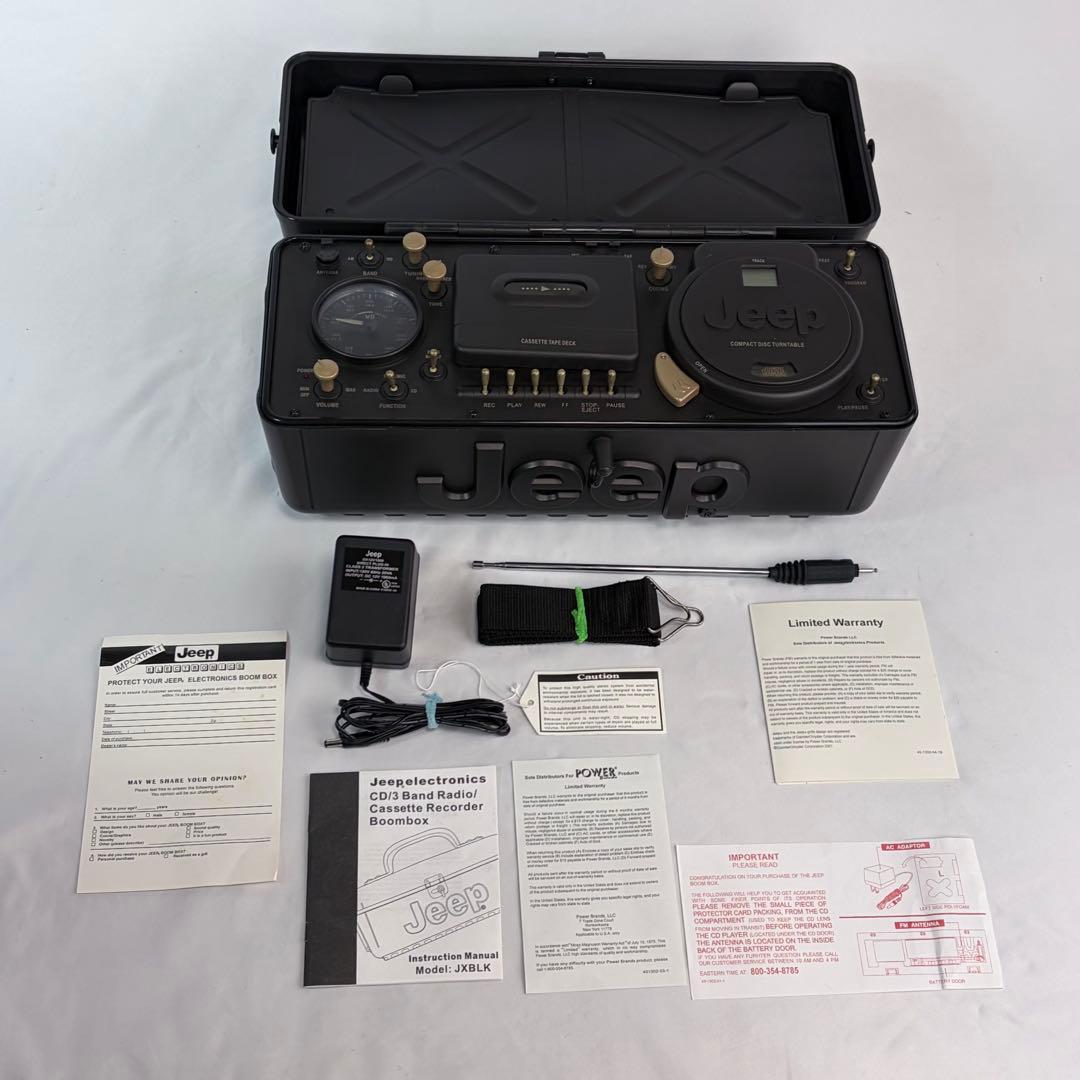美品 希少品 完品 JEEP CDラジカセ BOOMBOX テープレコーダー