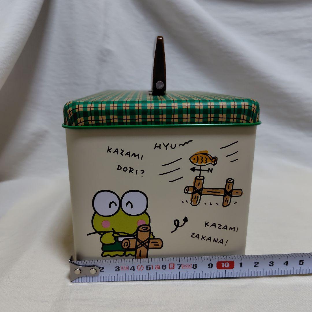 けろけろけろっぴ 小物入れ 持ち手付き 缶ボックス 平成レトロ サンリオ