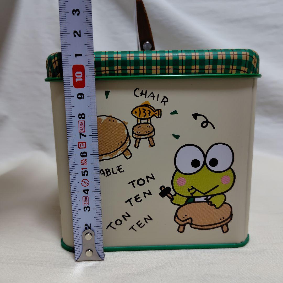 けろけろけろっぴ 小物入れ 持ち手付き 缶ボックス 平成レトロ サンリオ