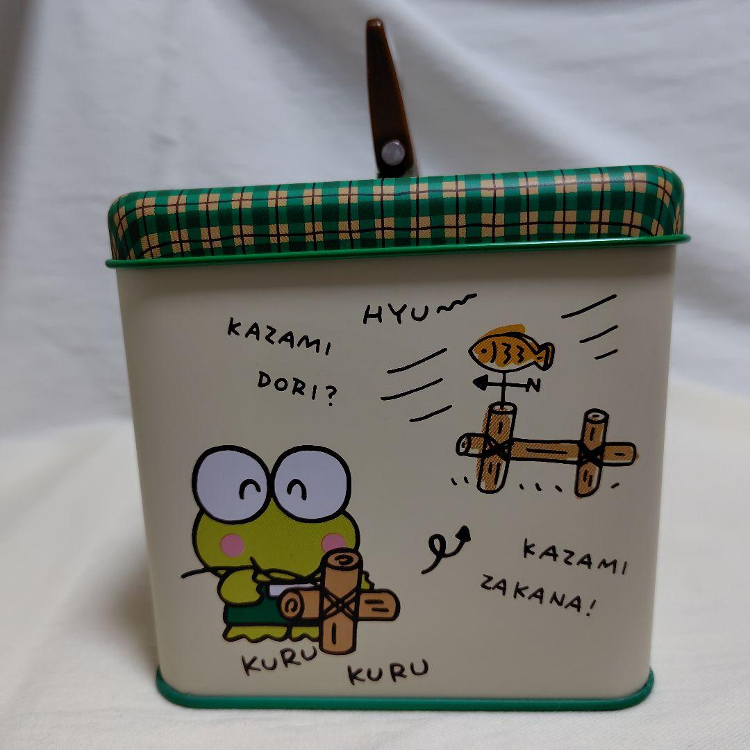 けろけろけろっぴ 小物入れ 持ち手付き 缶ボックス 平成レトロ サンリオ