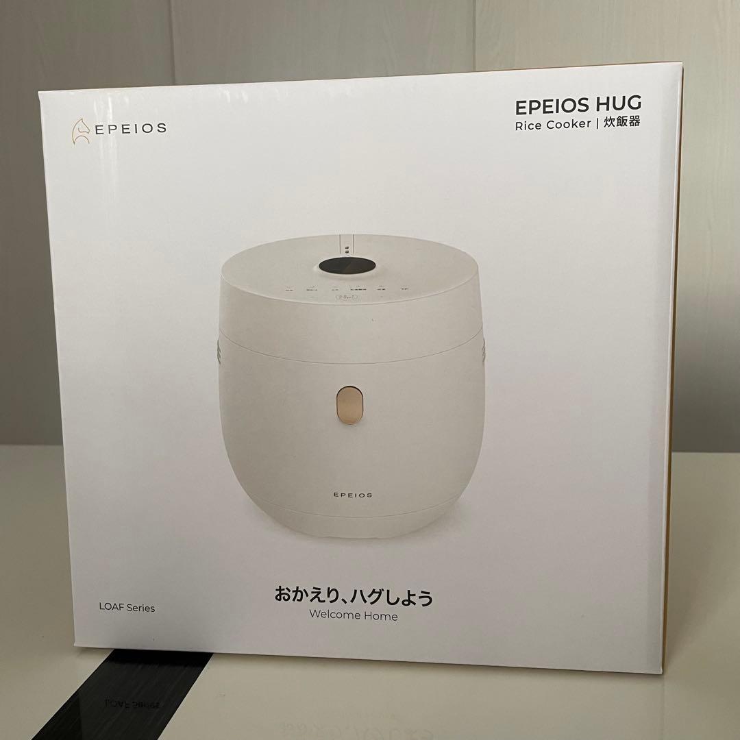 【新品・未使用】最新 Epeios 炊飯器｜最大4合炊き・低温調理・保温ホワイト