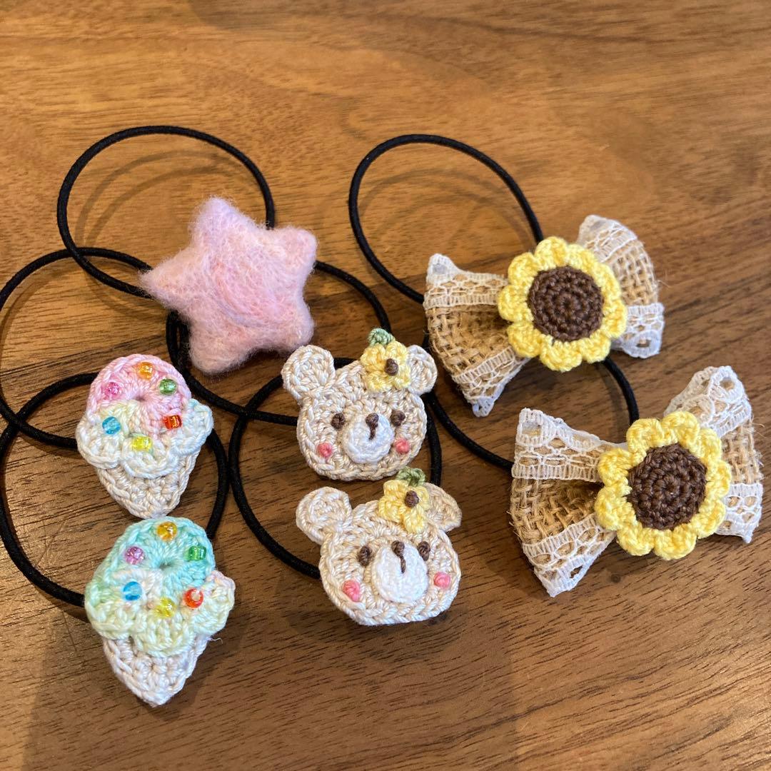 ちー様ご確認用☆ハンドメイド　ヘアゴム