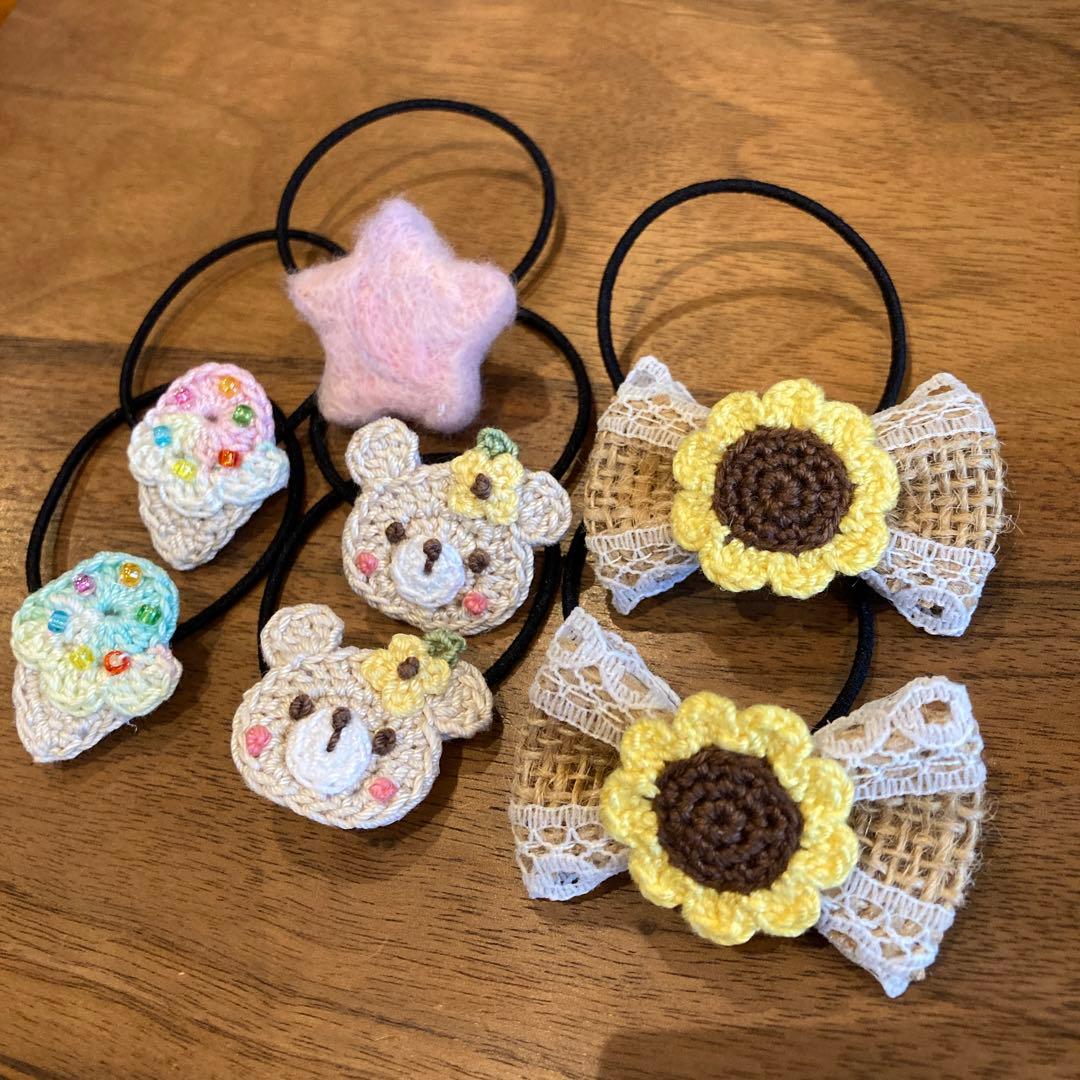 ちー様ご確認用☆ハンドメイド　ヘアゴム