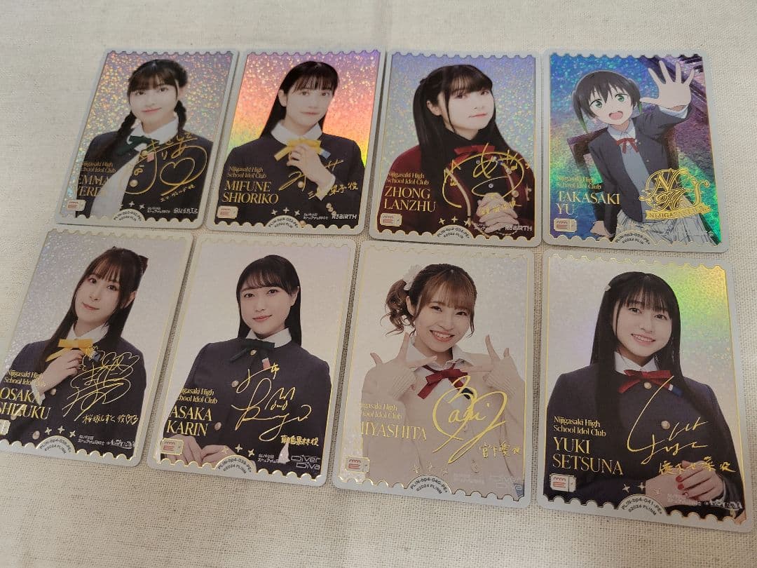 ラブカ 虹ヶ咲 PE+ 8枚セット