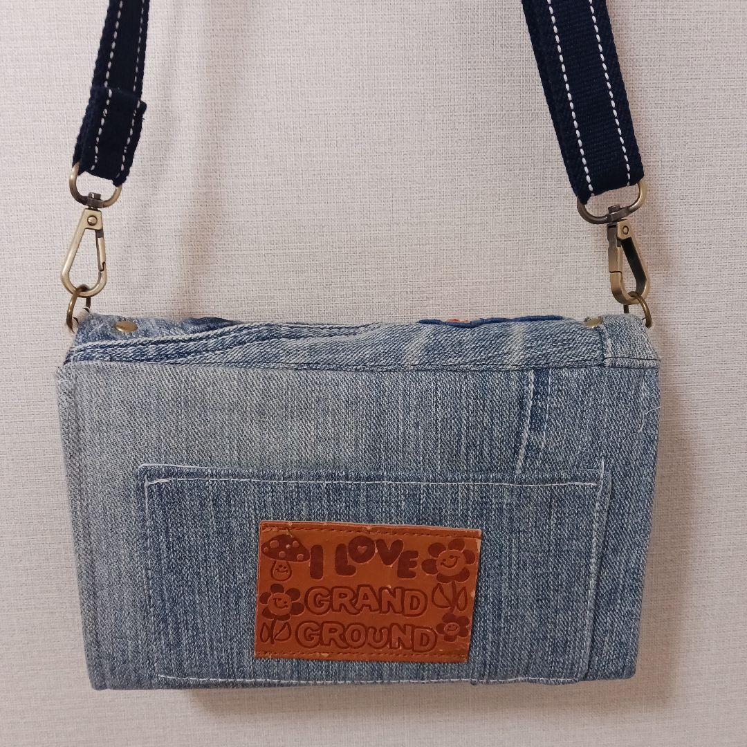 ひろみ様リメイクデニム　ショルダーバッグ