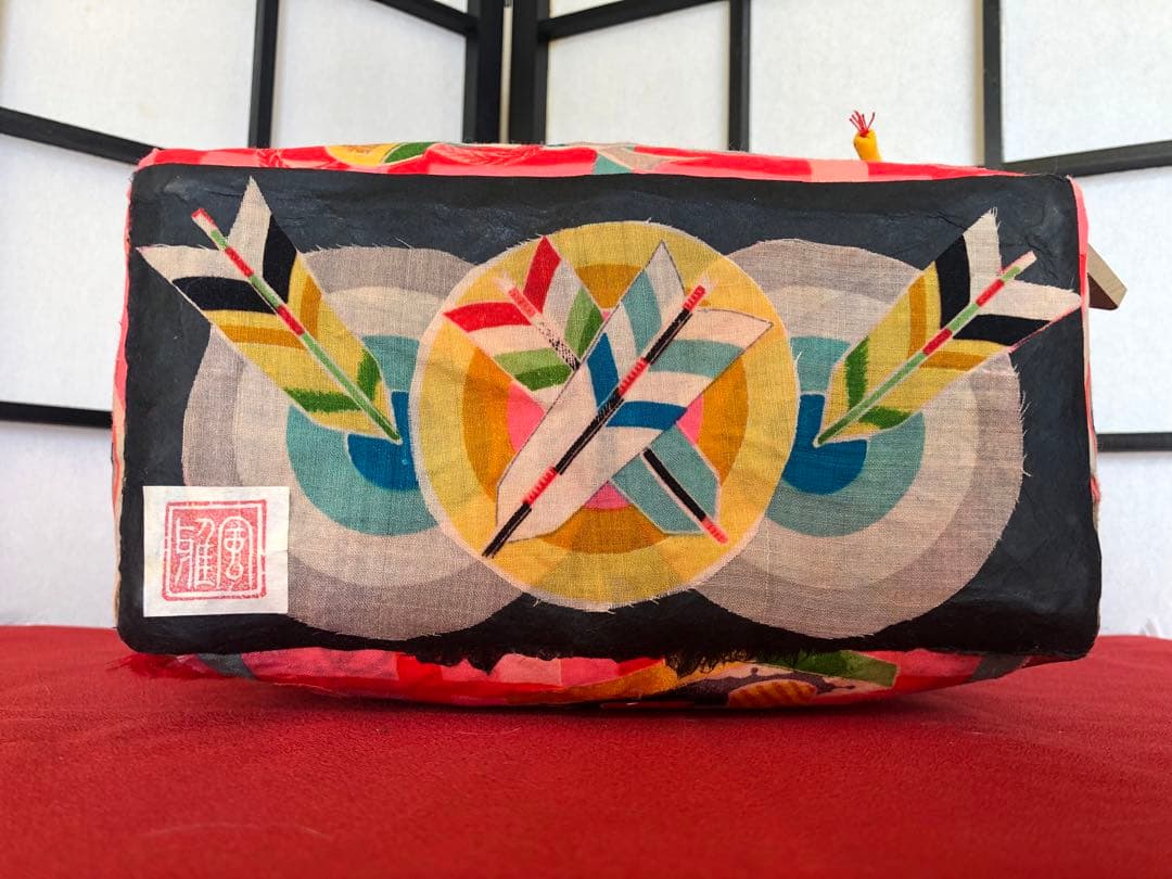 Holyidiot 一閑張り　一閑張りバック　昔話 犬張子　金太郎　兎