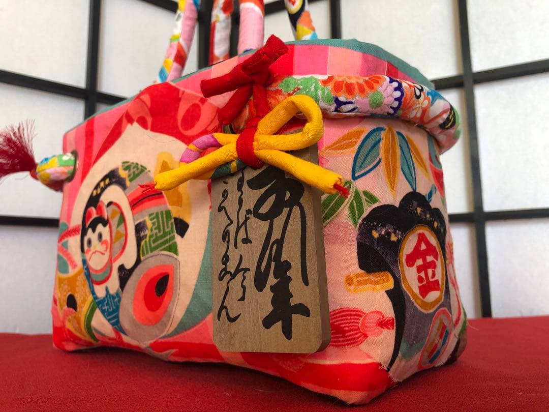 Holyidiot 一閑張り　一閑張りバック　昔話 犬張子　金太郎　兎