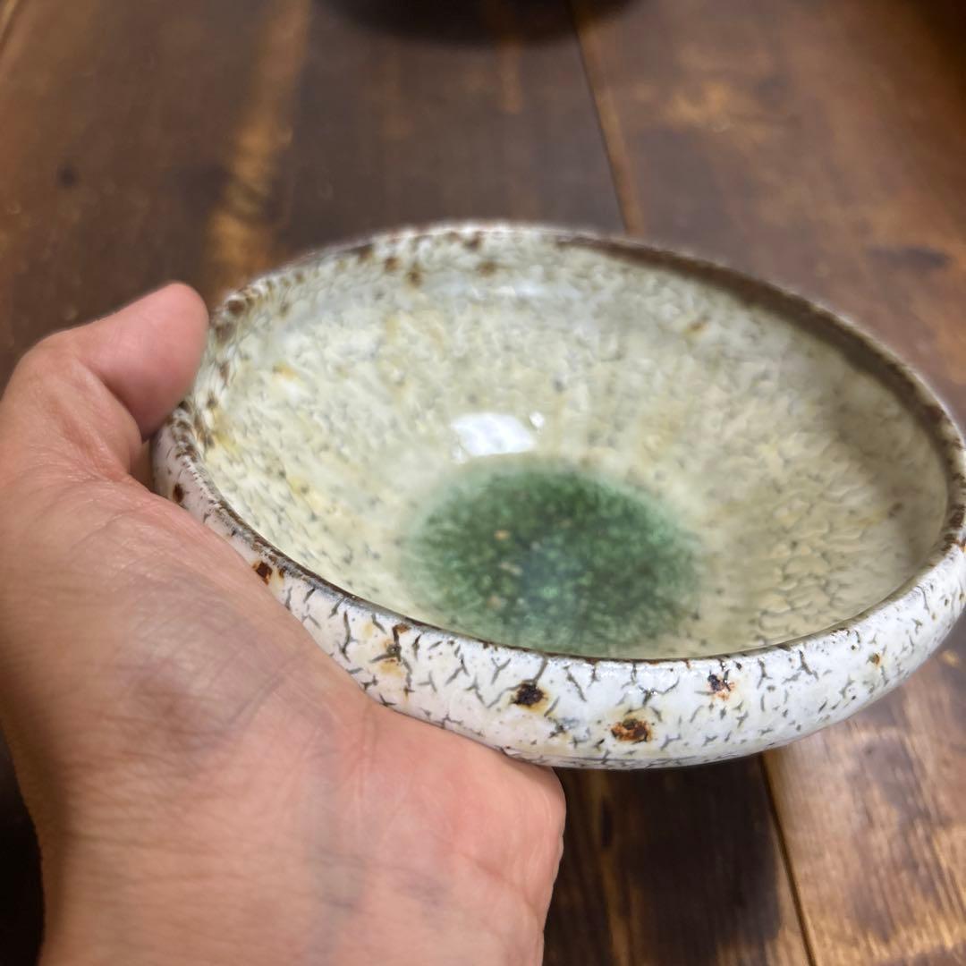 作家　陶芸作家　片口椀　片口小鉢　2個　ビードロ粉引き