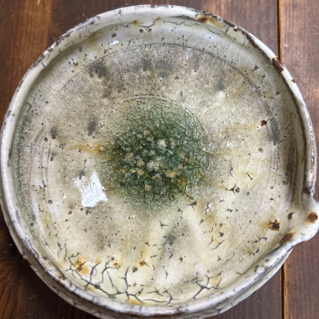 作家　陶芸作家　片口椀　片口小鉢　2個　ビードロ粉引き