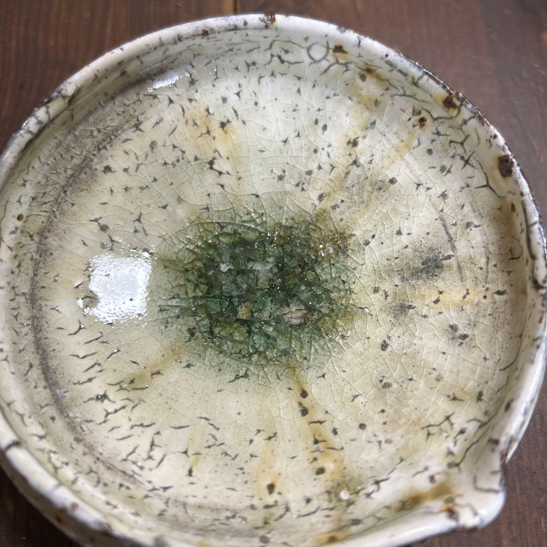 作家　陶芸作家　片口椀　片口小鉢　2個　ビードロ粉引き