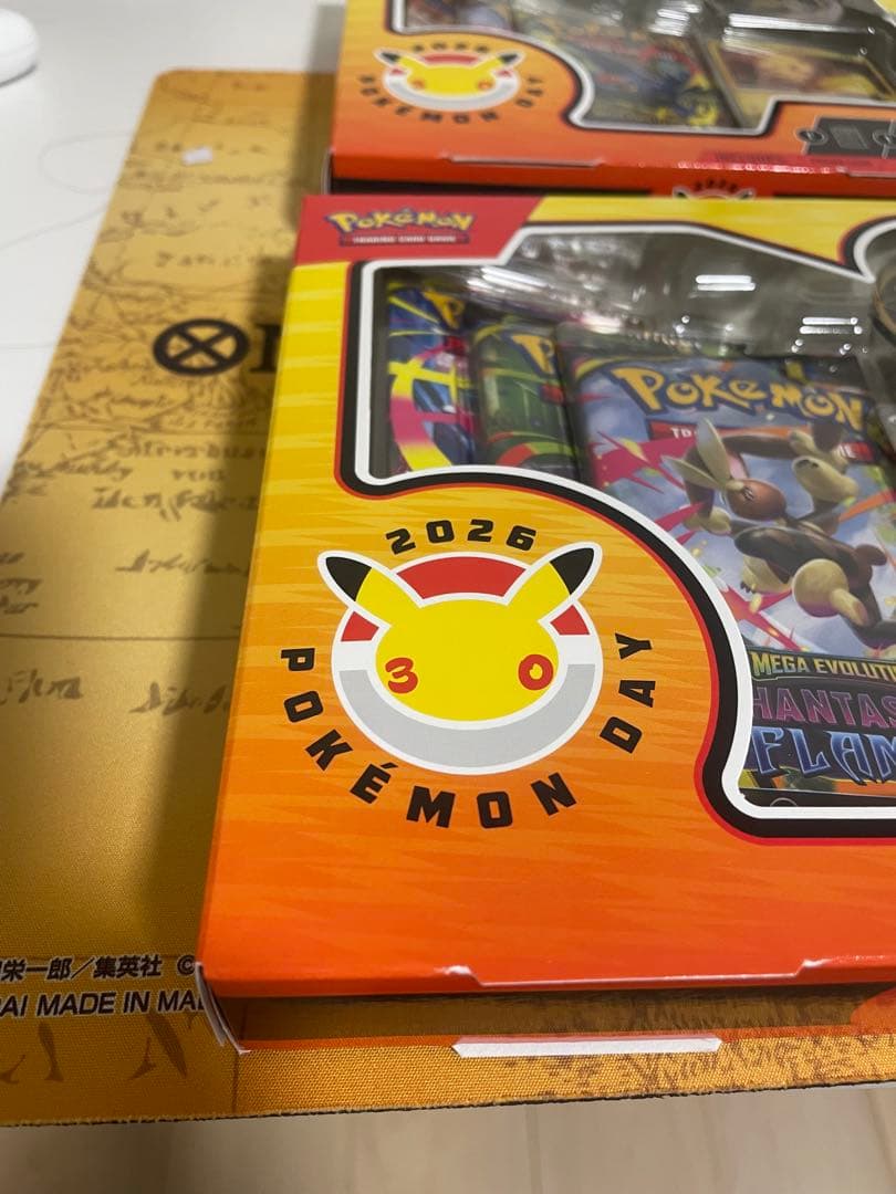 海外限定・未開封　Pokemon Day 30周年　ピカチュウプロモ　4BOX