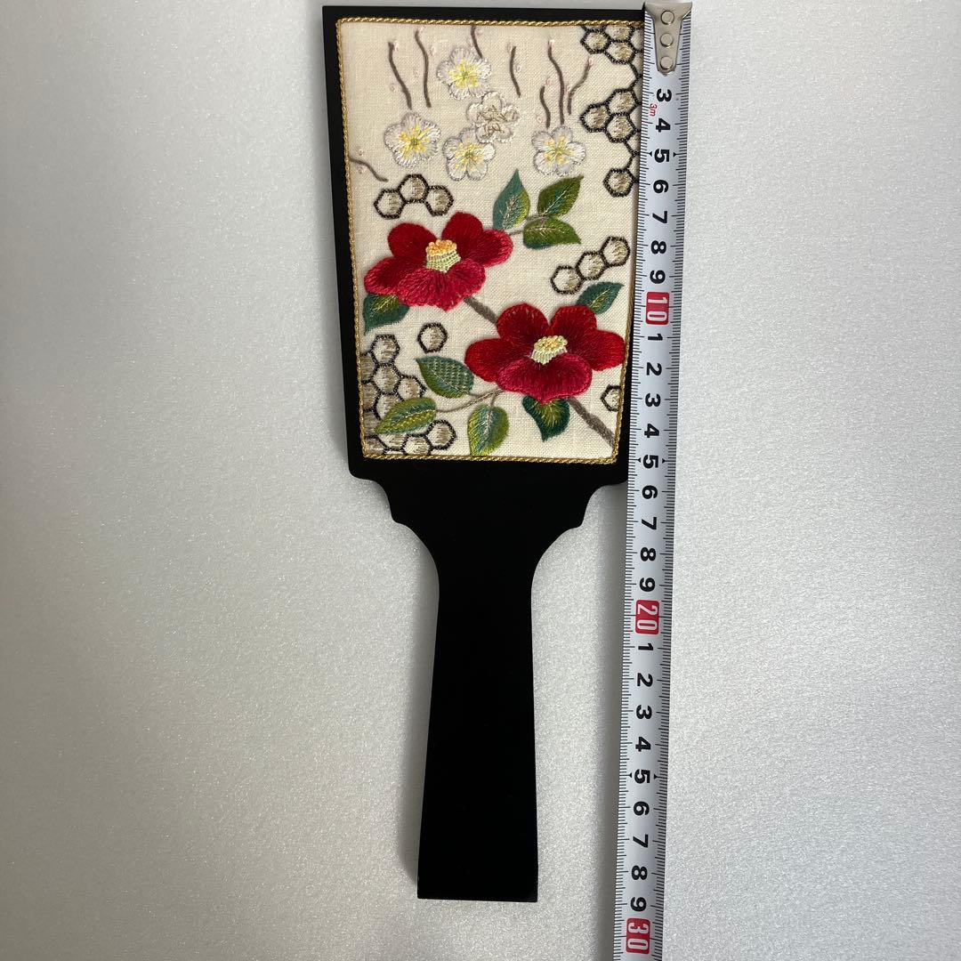 羽子板　ハンドメイド（刺繍）