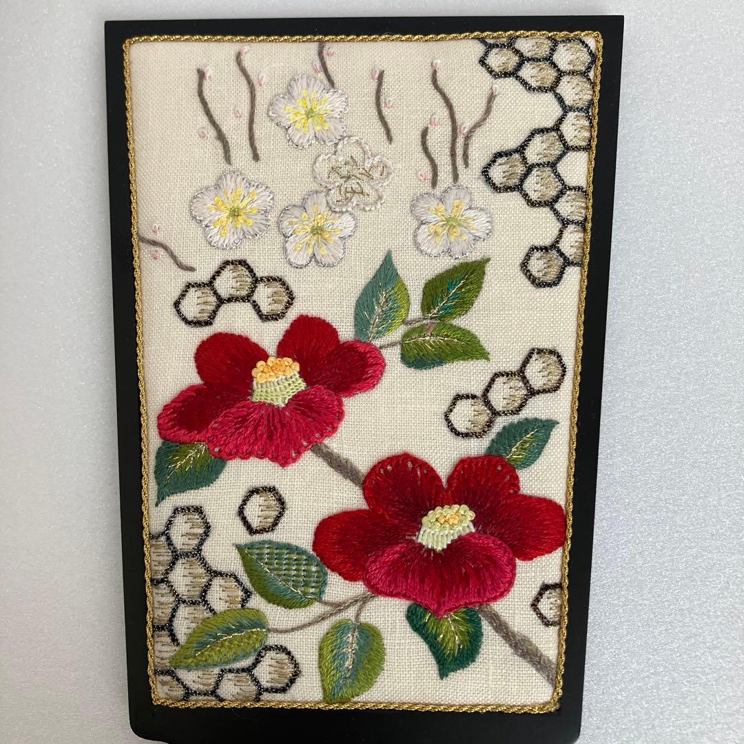 羽子板　ハンドメイド（刺繍）