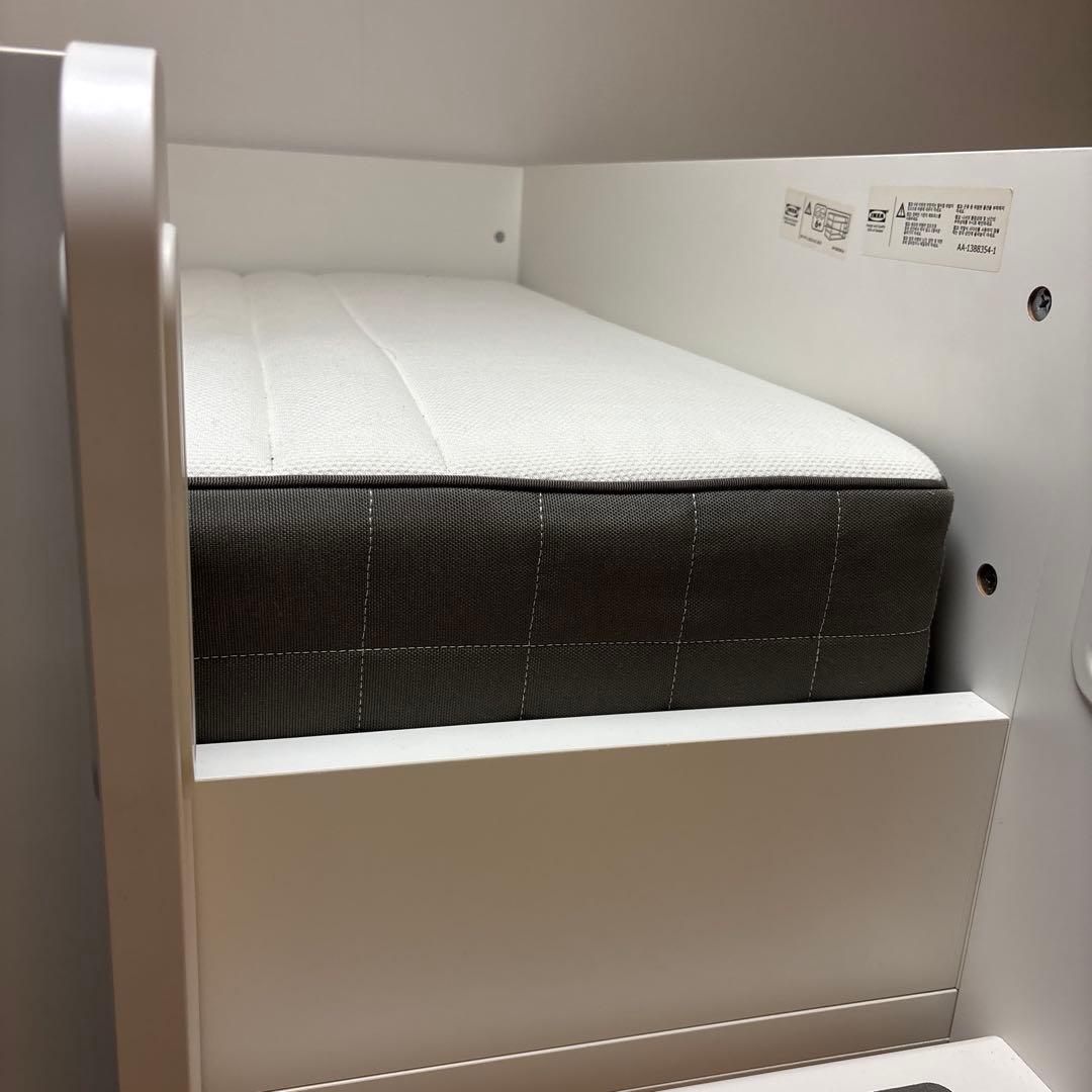 コーヒーJAZZスイカ　【東京23区引取り限定】　IKEA ロフトベッド白