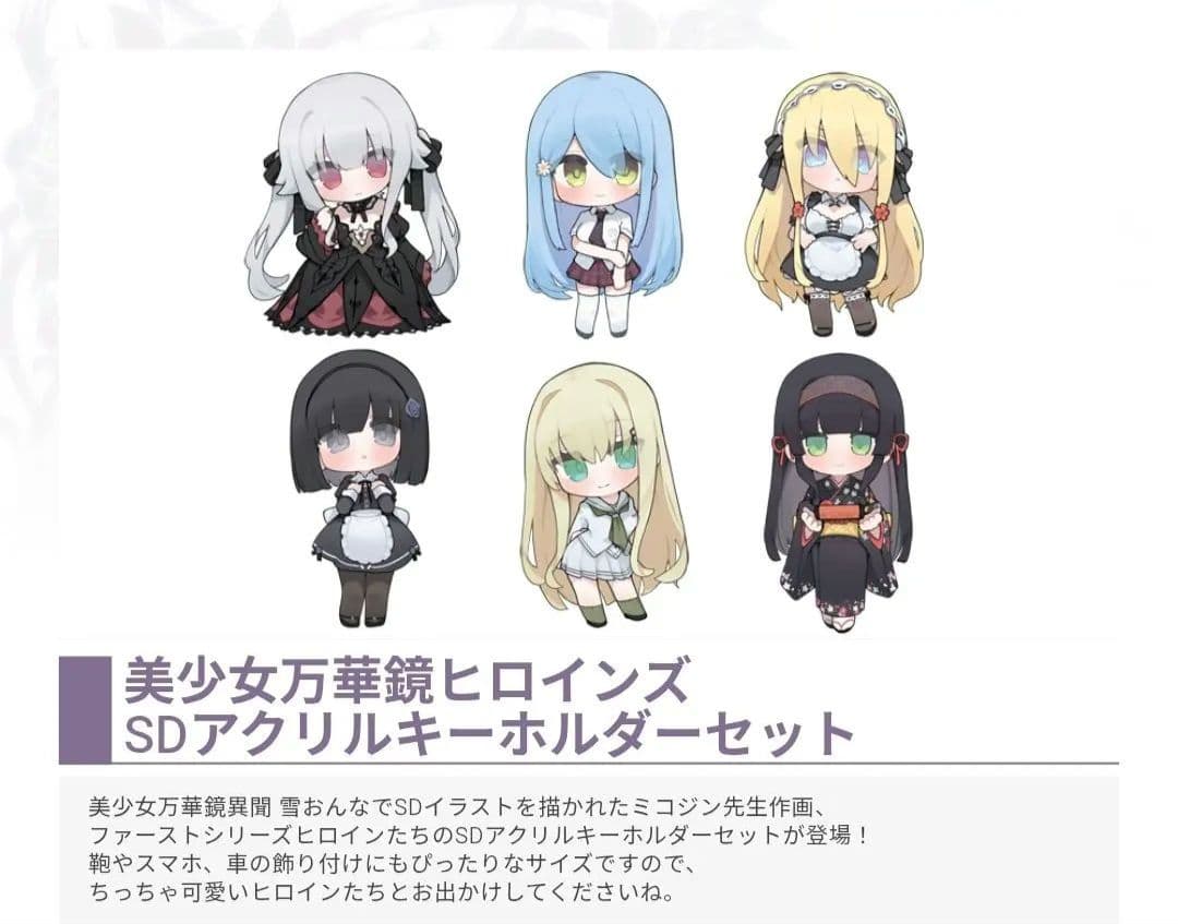 c107　美少女万華鏡 15周年SDアクリルキーホルダーセット コミケ